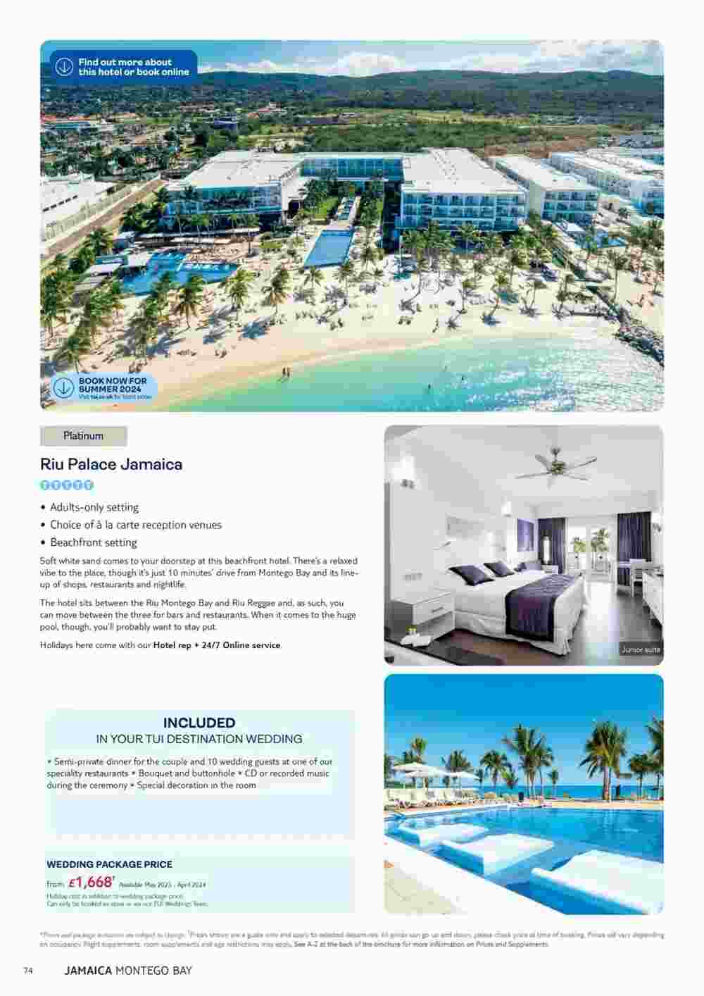 Tui offers valid from 01/11/2023 - Page 74.