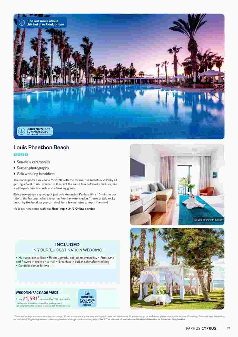 Tui offers valid from 01/11/2023 - Page 87.