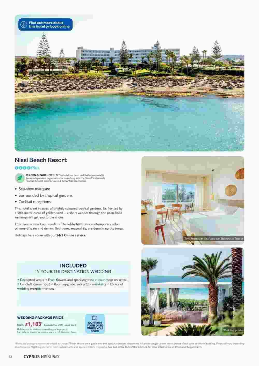 Tui offers valid from 01/11/2023 - Page 92.