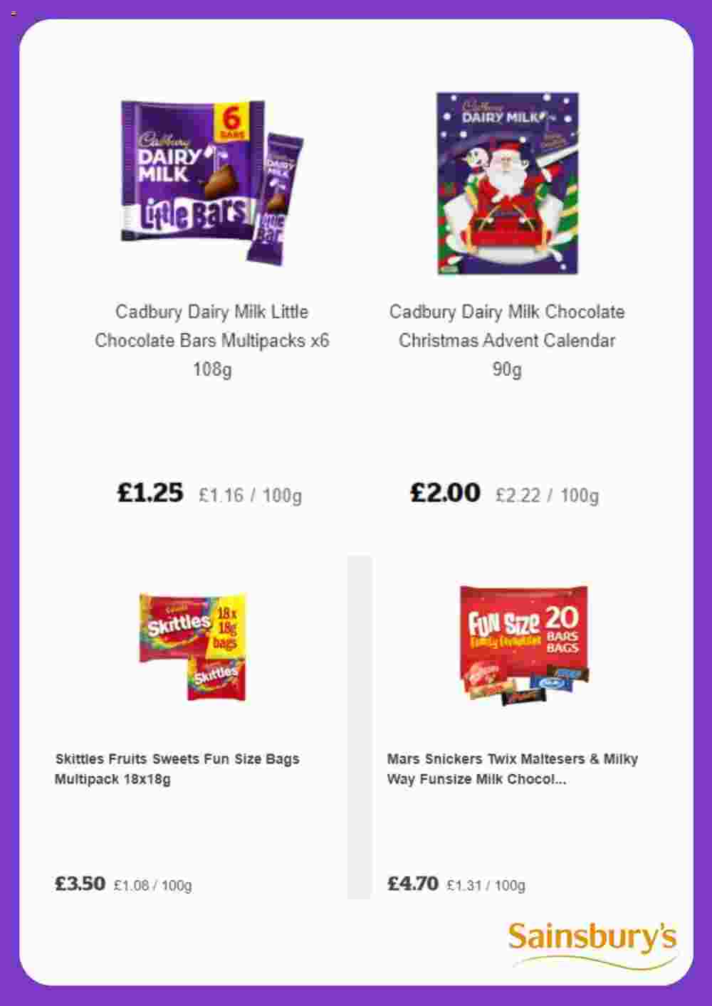 Sainsbury's offers valid from 01/11/2023 - Page 3.