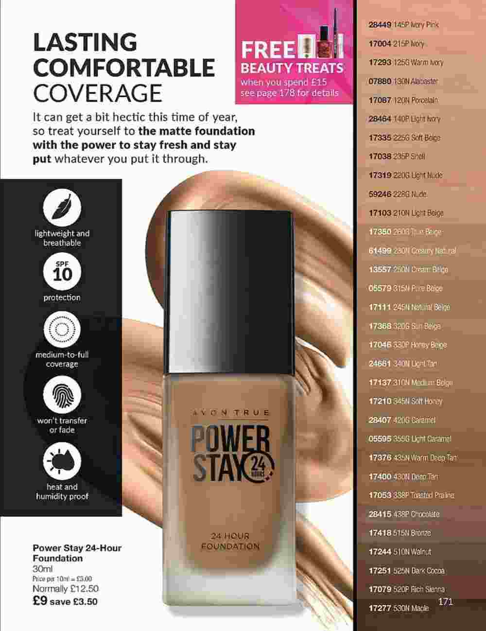 Avon offers valid from 01/11/2023 - Page 171.