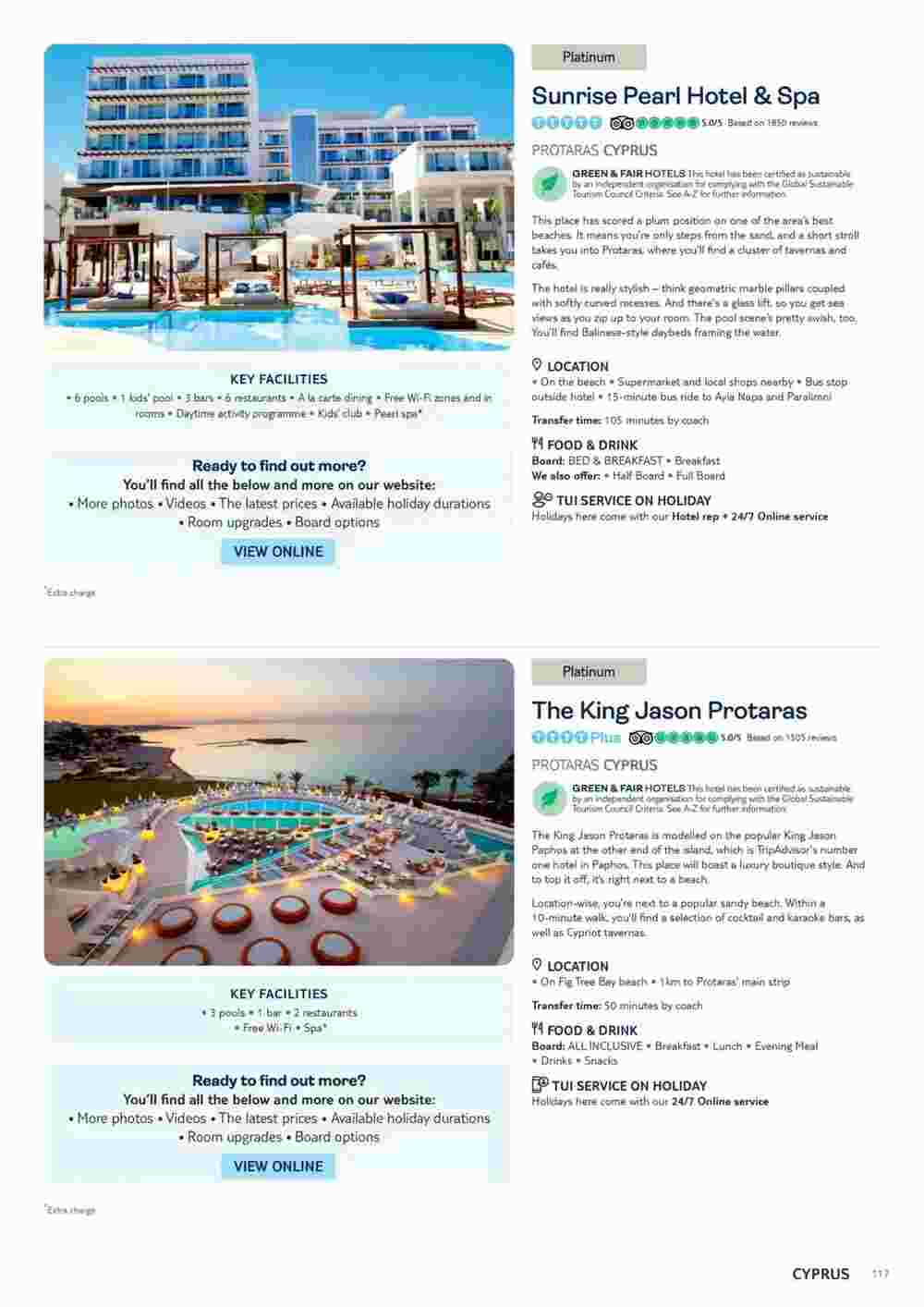 Tui offers valid from 06/11/2023 - Page 117.