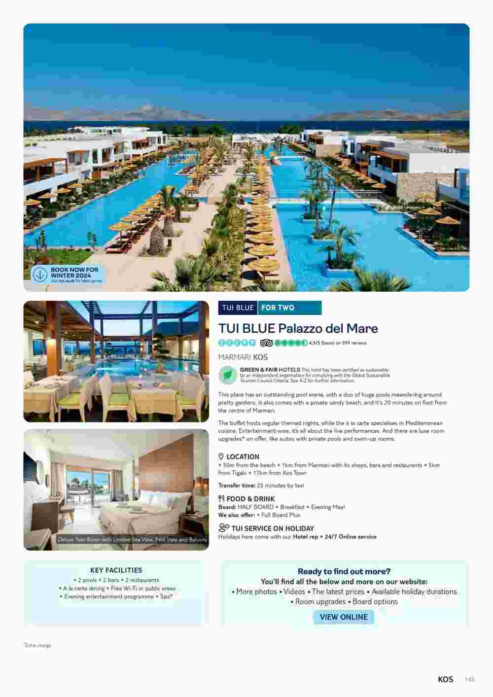 Tui offers valid from 06/11/2023 - Page 145.