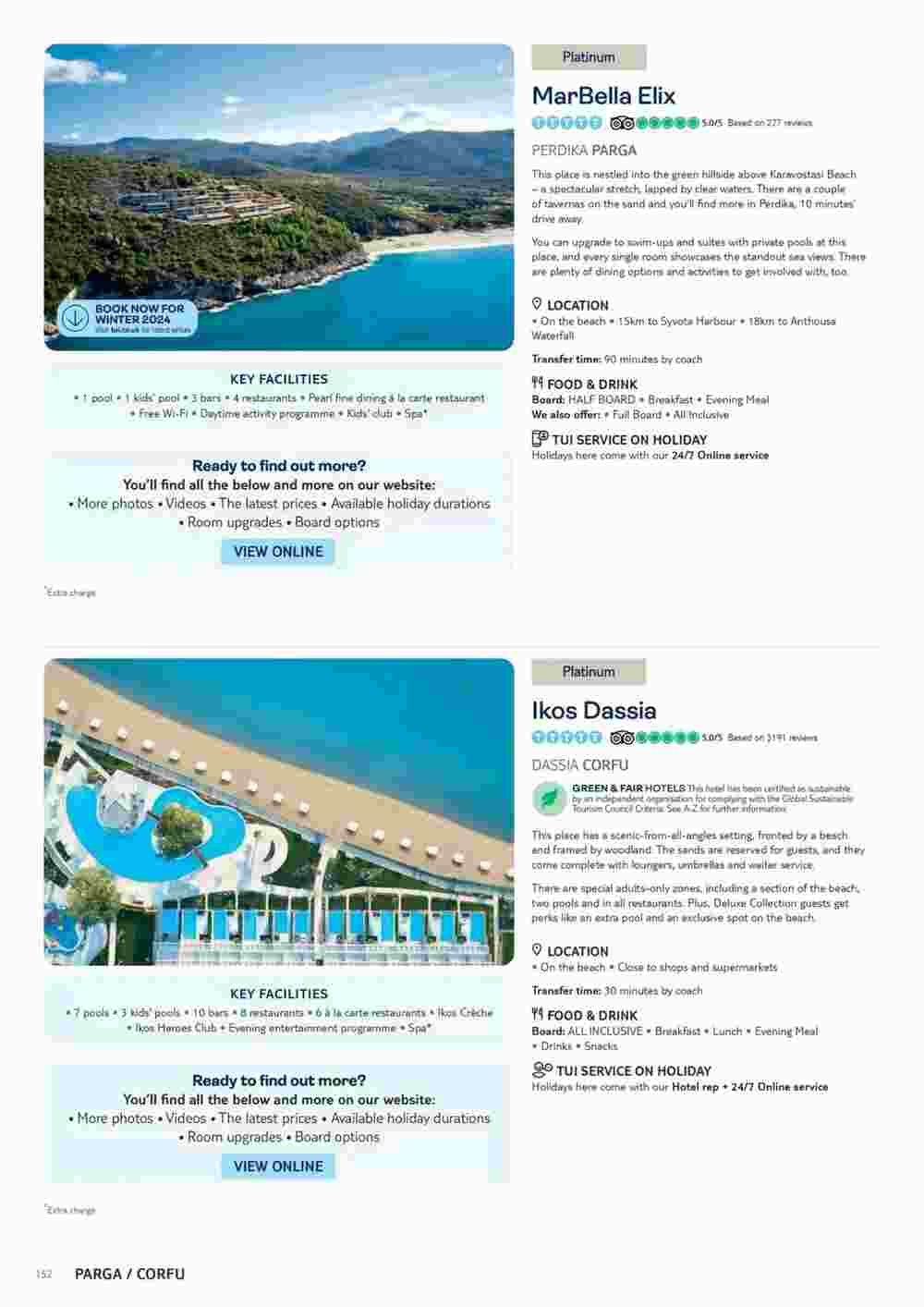 Tui offers valid from 06/11/2023 - Page 152.