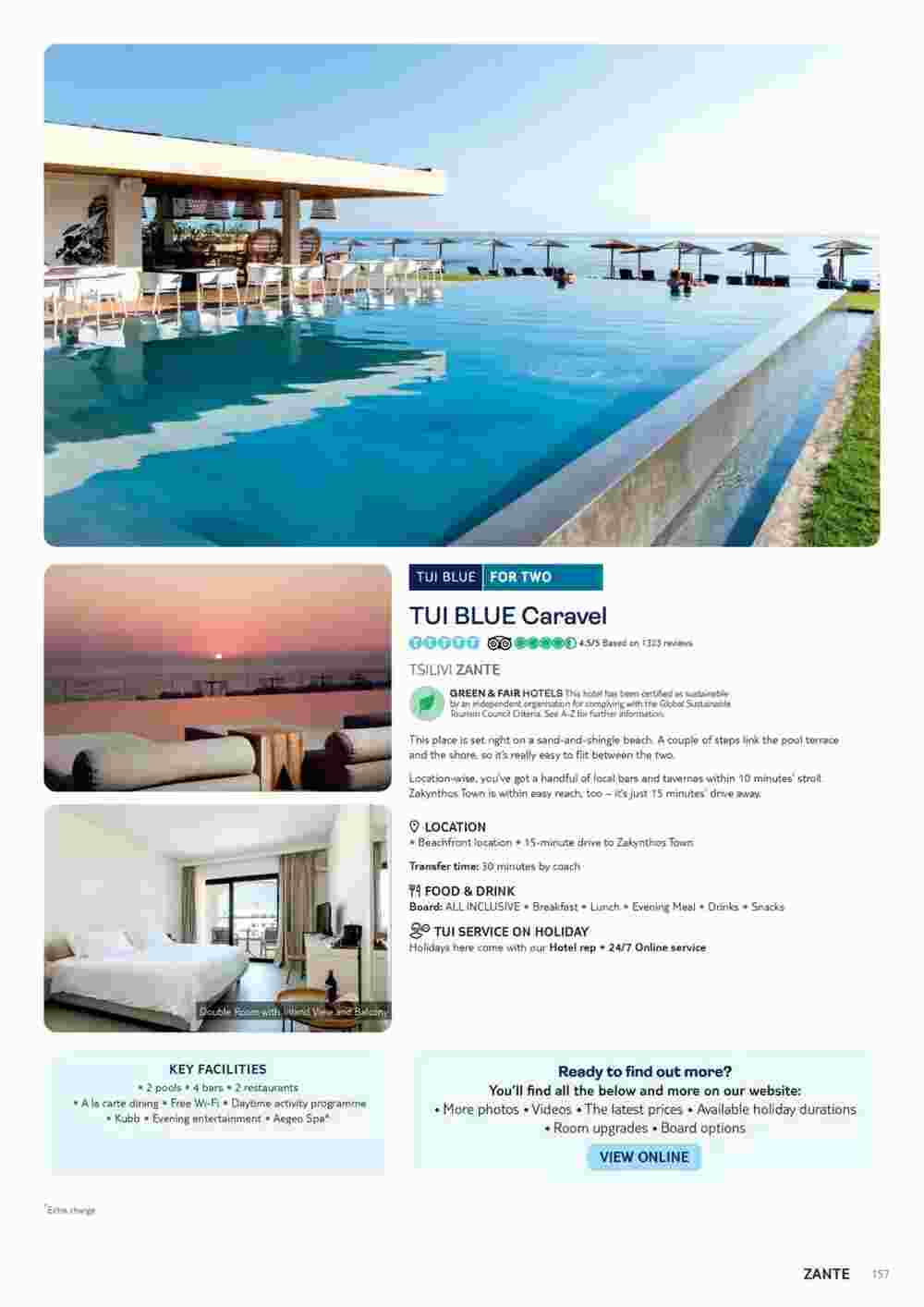 Tui offers valid from 06/11/2023 - Page 157.