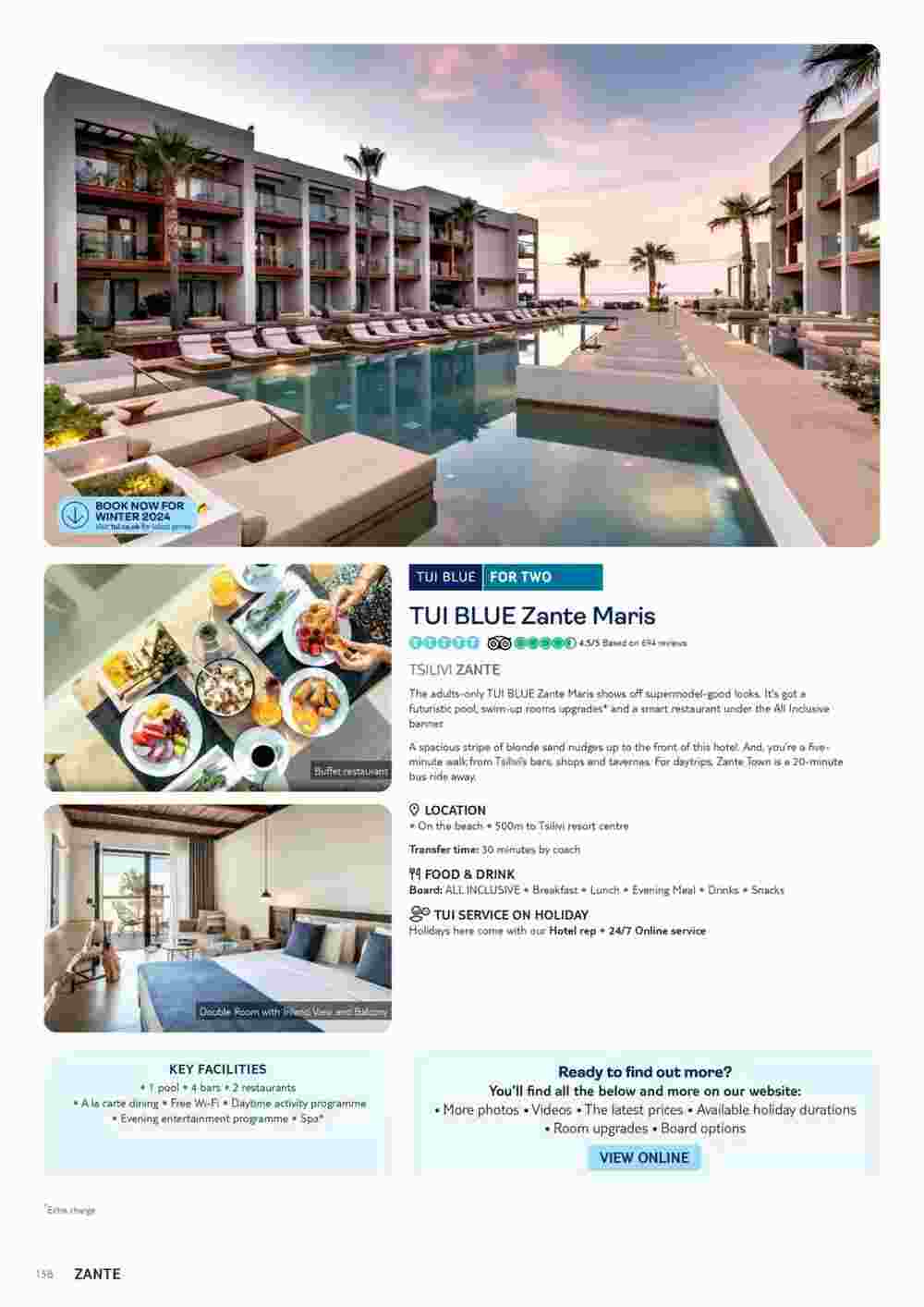 Tui offers valid from 06/11/2023 - Page 158.