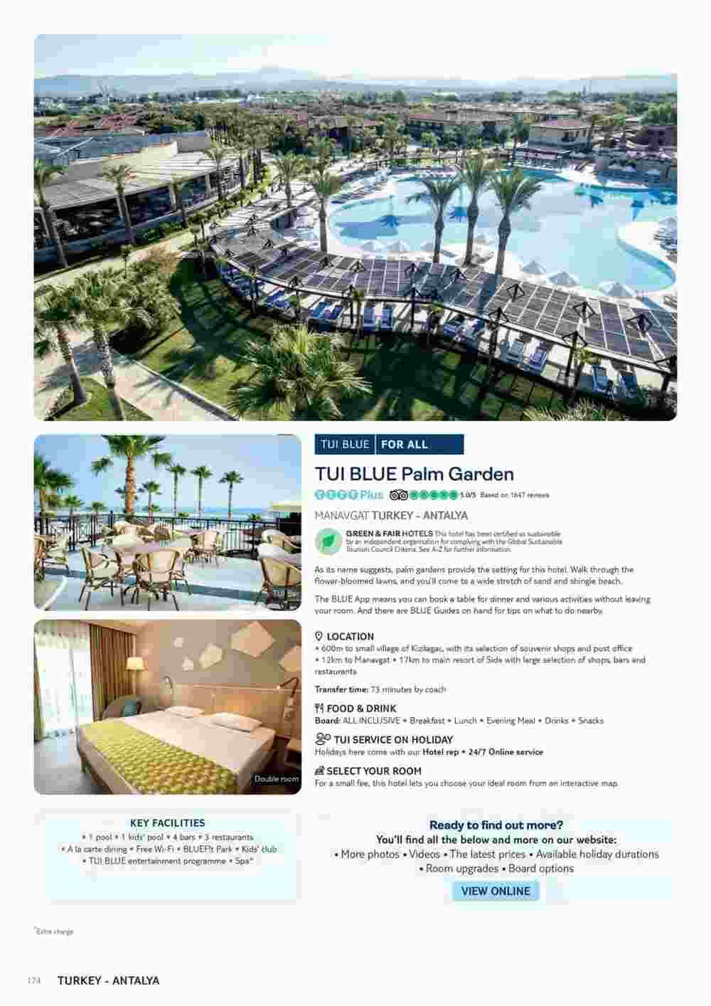 Tui offers valid from 06/11/2023 - Page 174.