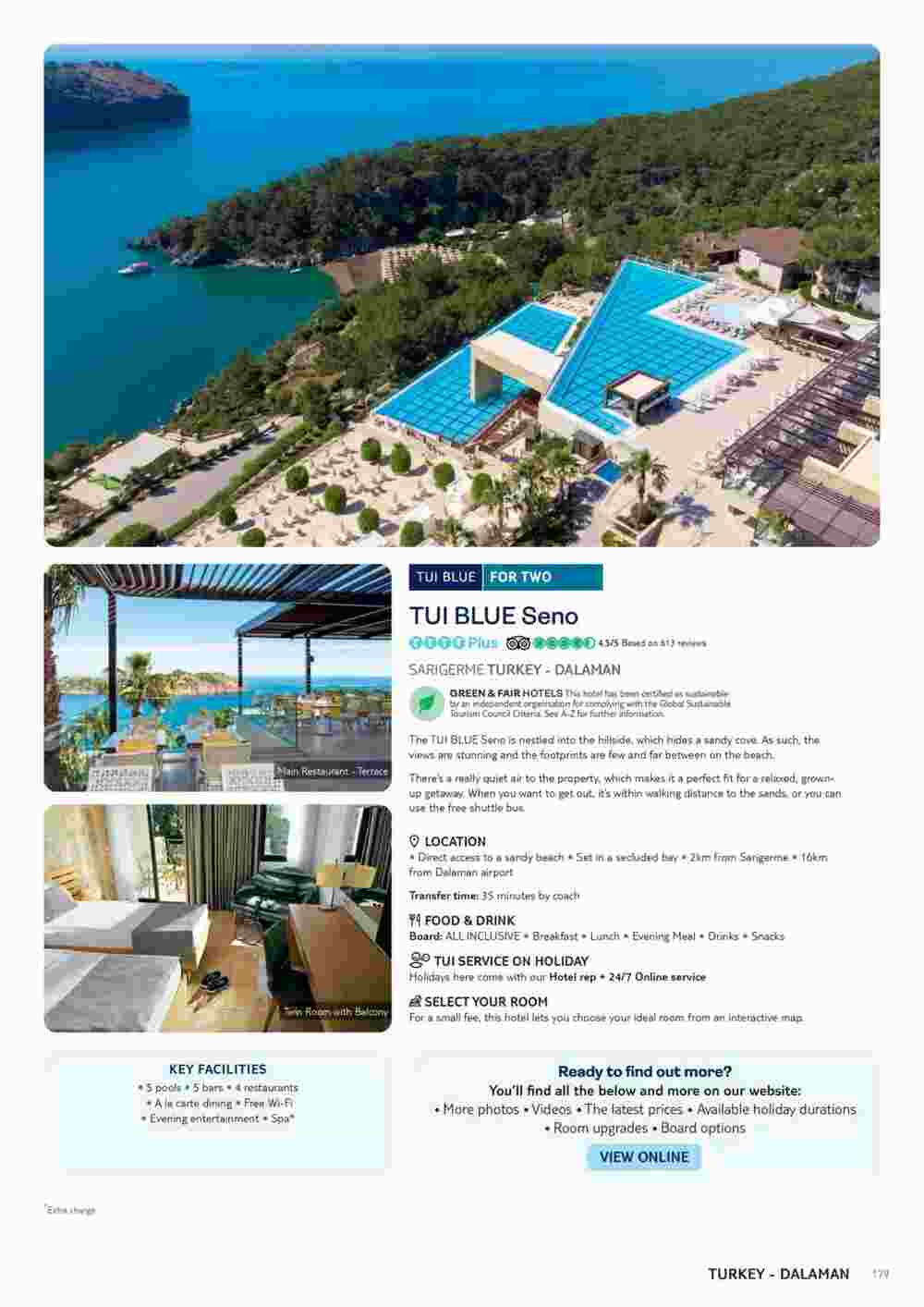 Tui offers valid from 06/11/2023 - Page 179.