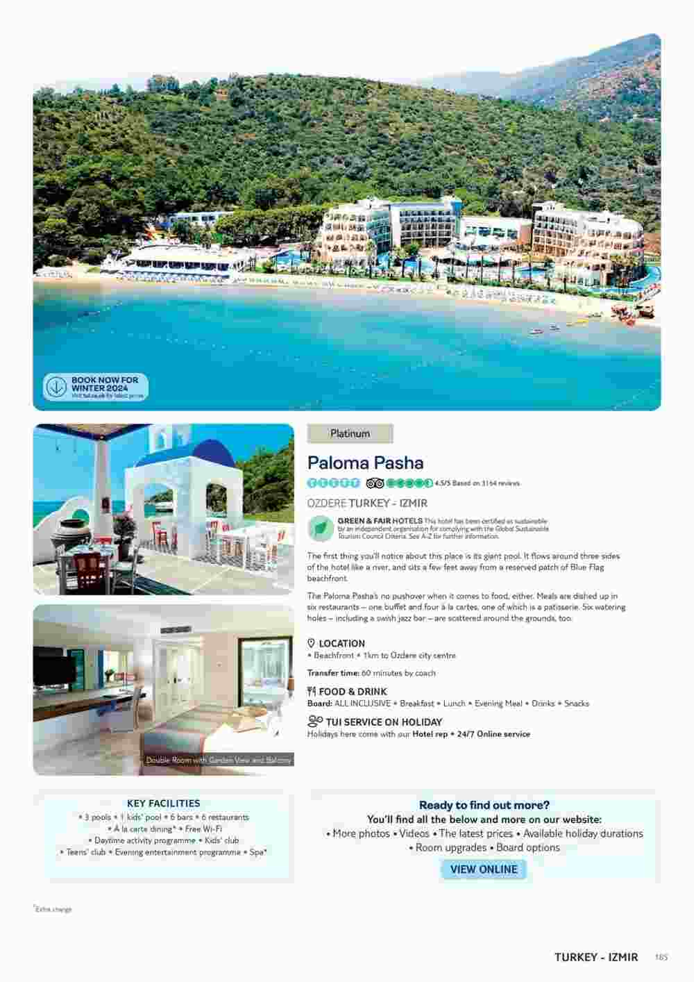 Tui offers valid from 06/11/2023 - Page 185.
