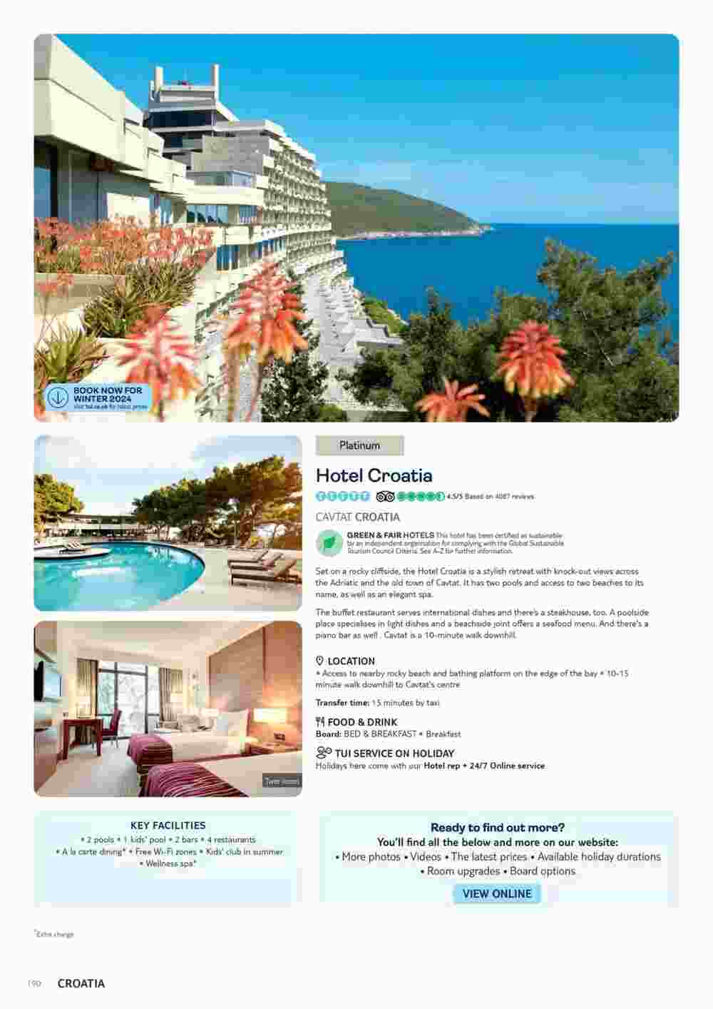 Tui offers valid from 06/11/2023 - Page 190.