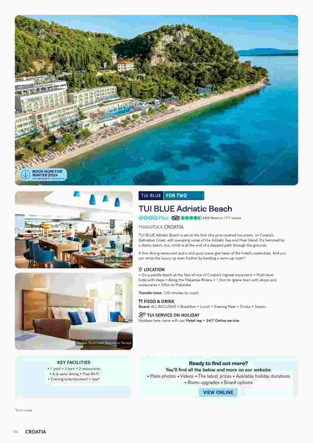 Tui offers valid from 06/11/2023 - Page 194.