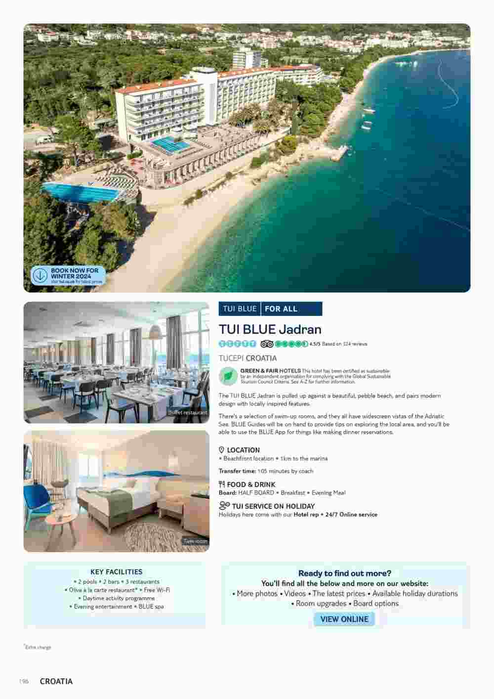 Tui offers valid from 06/11/2023 - Page 196.