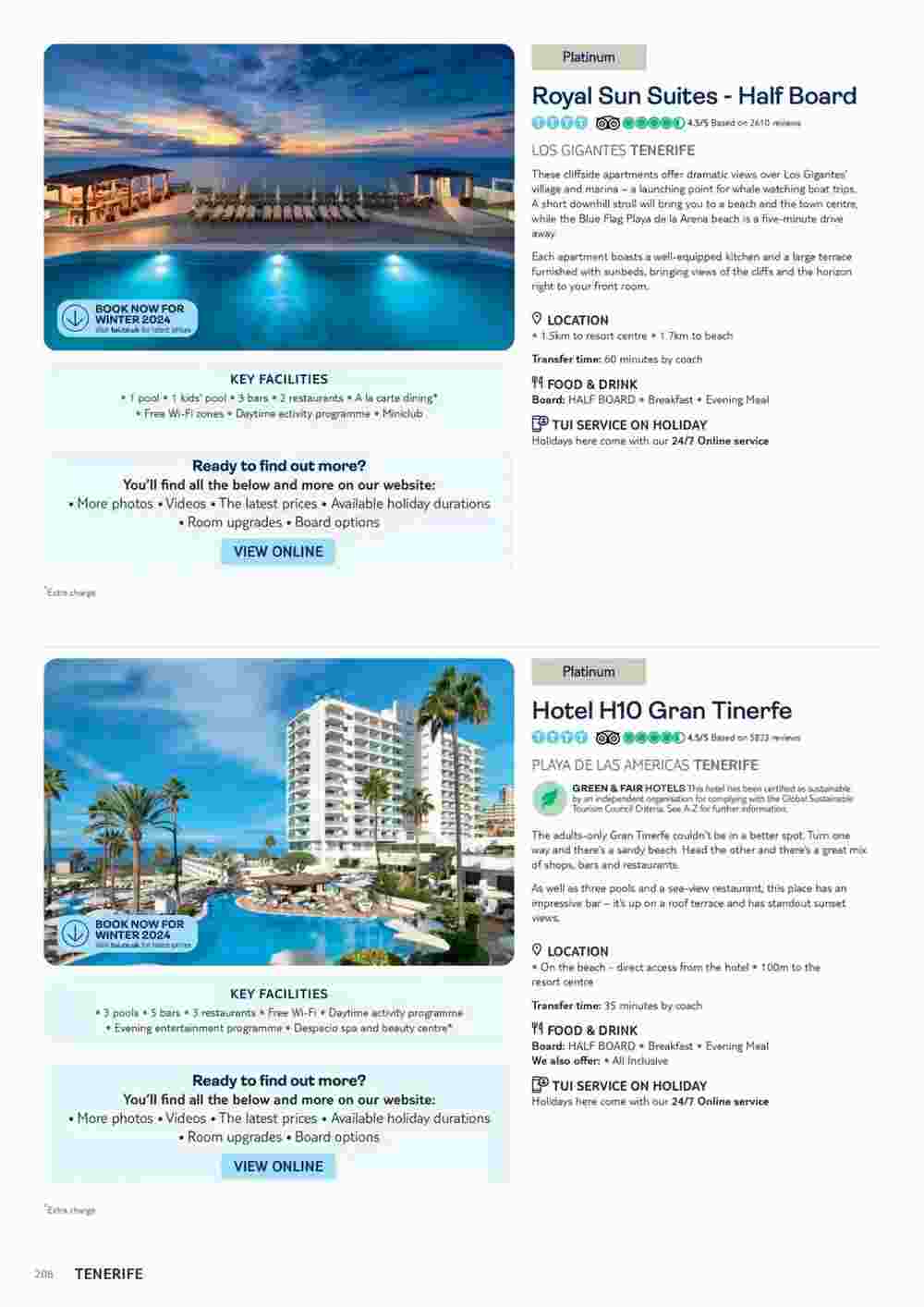 Tui offers valid from 06/11/2023 - Page 208.