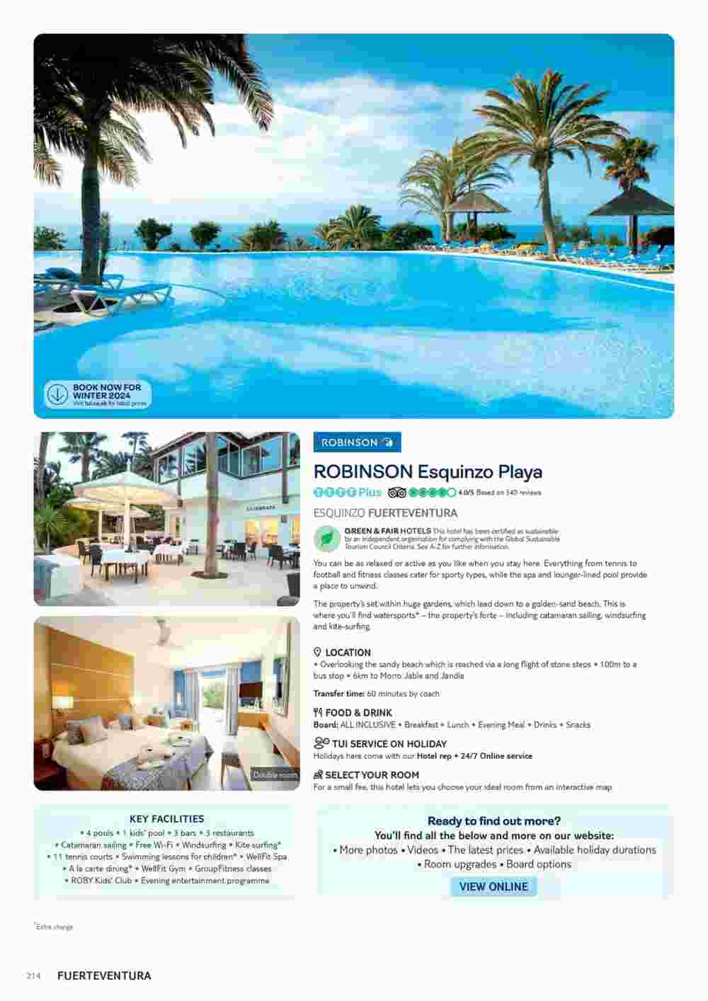 Tui offers valid from 06/11/2023 - Page 214.