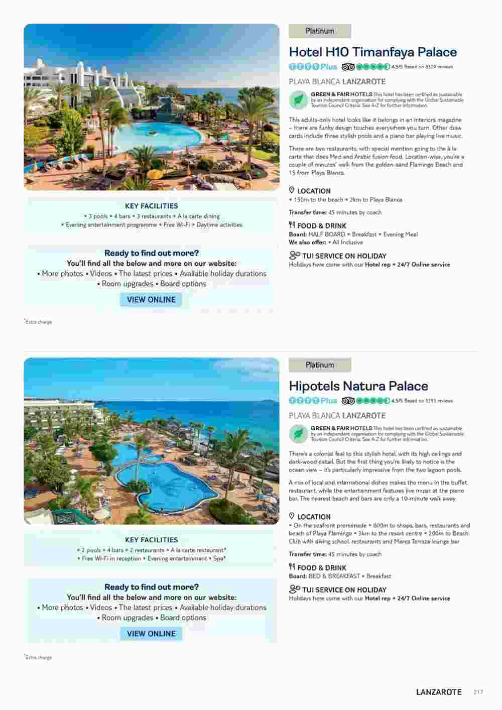 Tui offers valid from 06/11/2023 - Page 217.