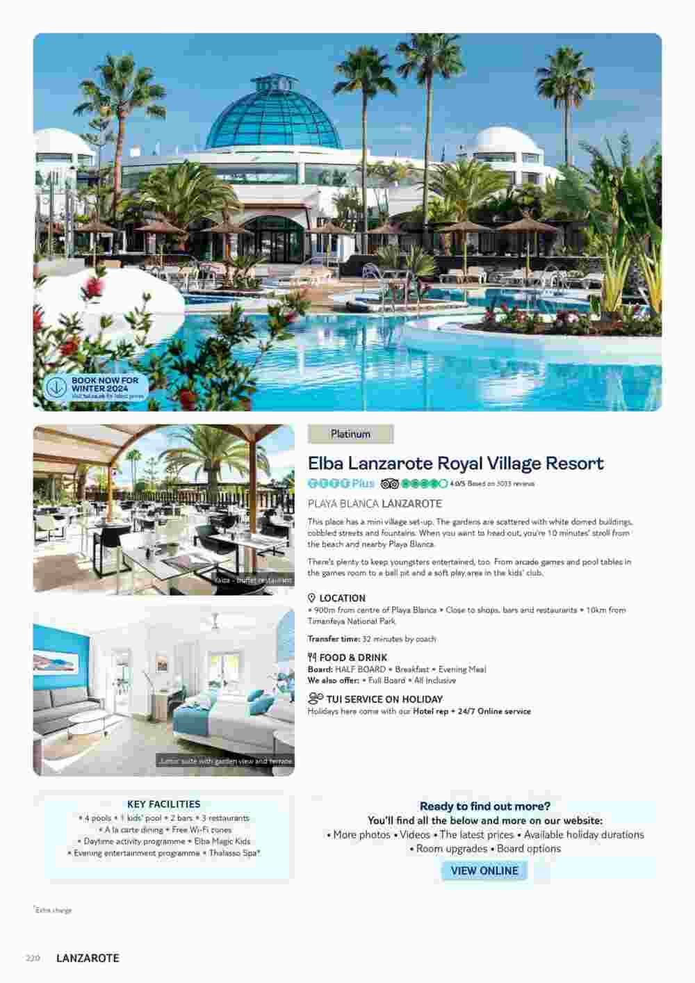Tui offers valid from 06/11/2023 - Page 220.