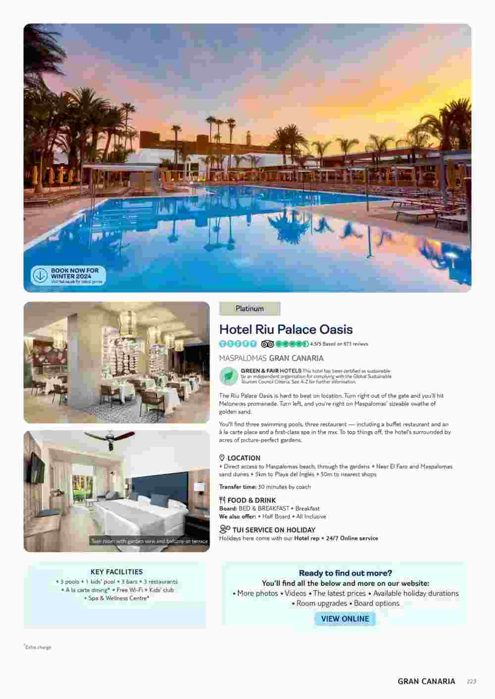 Tui offers valid from 06/11/2023 - Page 223.
