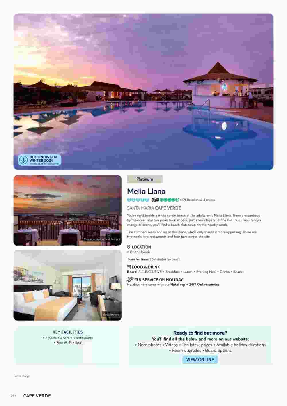Tui offers valid from 06/11/2023 - Page 232.
