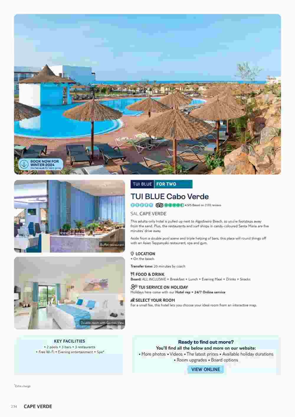 Tui offers valid from 06/11/2023 - Page 234.