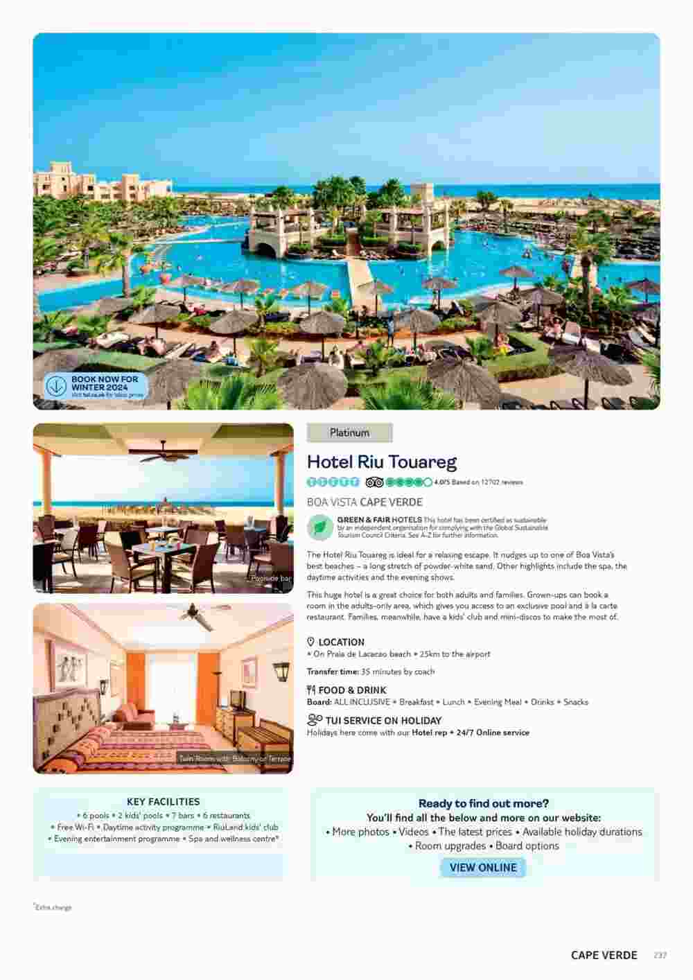 Tui offers valid from 06/11/2023 - Page 237.