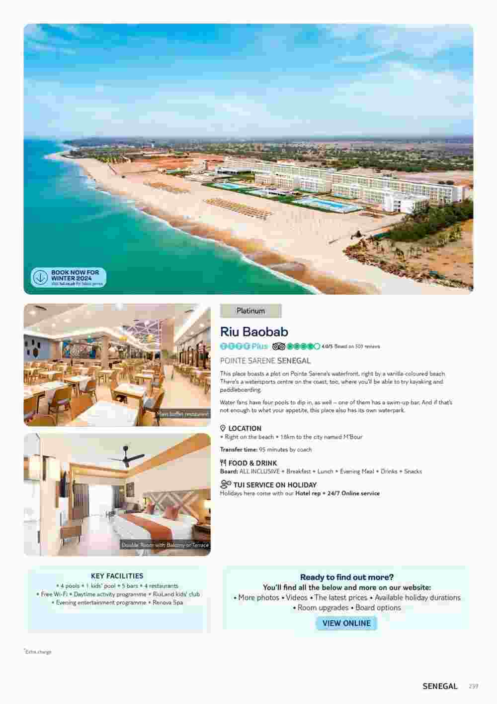 Tui offers valid from 06/11/2023 - Page 239.