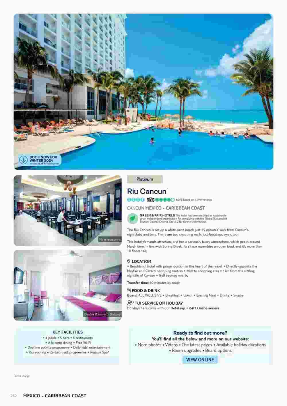 Tui offers valid from 06/11/2023 - Page 250.