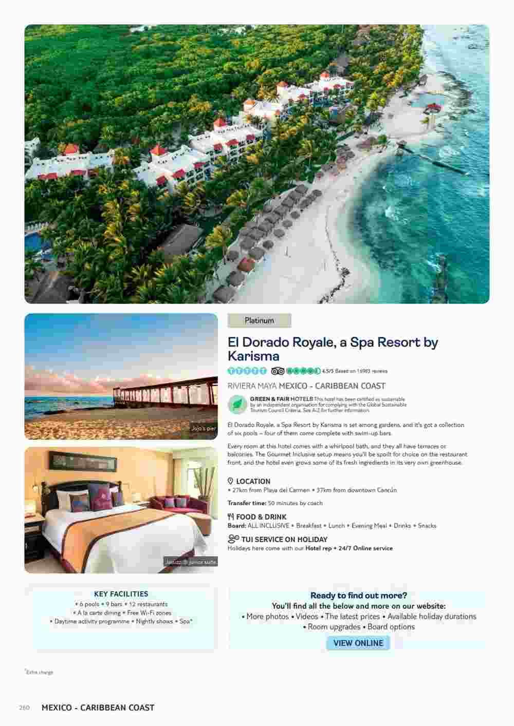 Tui offers valid from 06/11/2023 - Page 260.