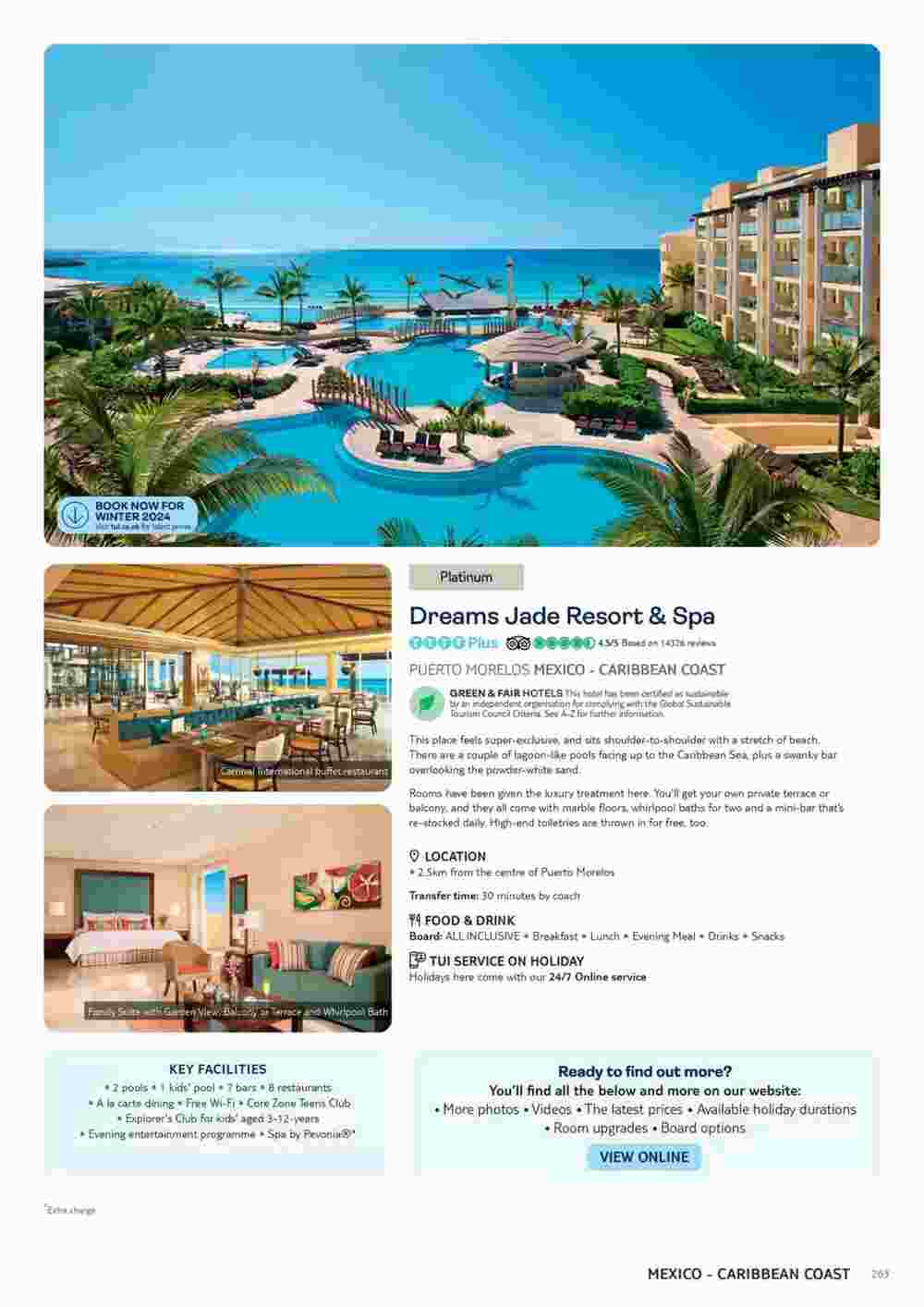 Tui offers valid from 06/11/2023 - Page 263.