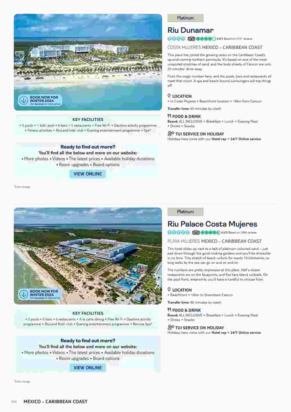 Tui offers valid from 06/11/2023 - Page 264.