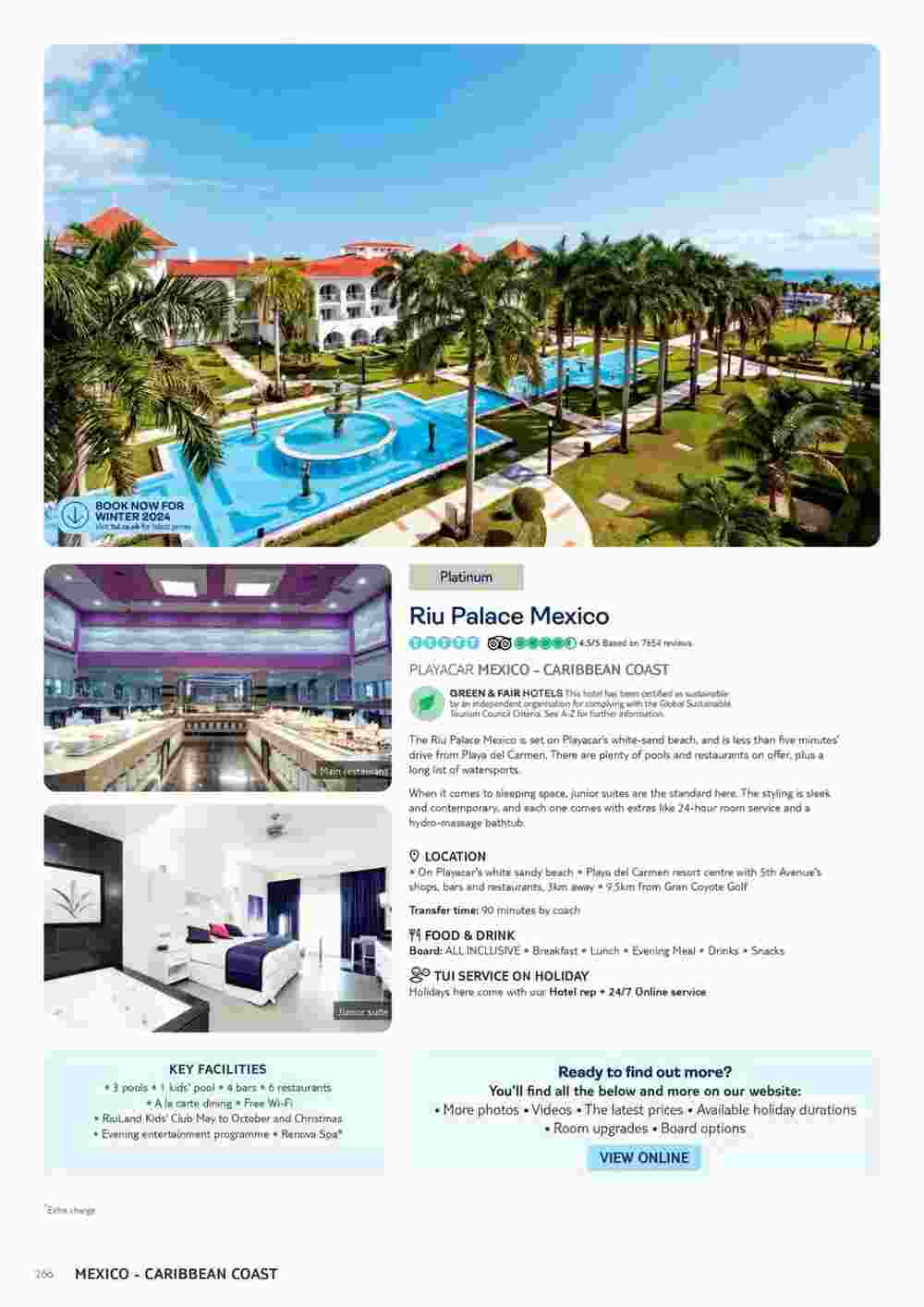 Tui offers valid from 06/11/2023 - Page 266.