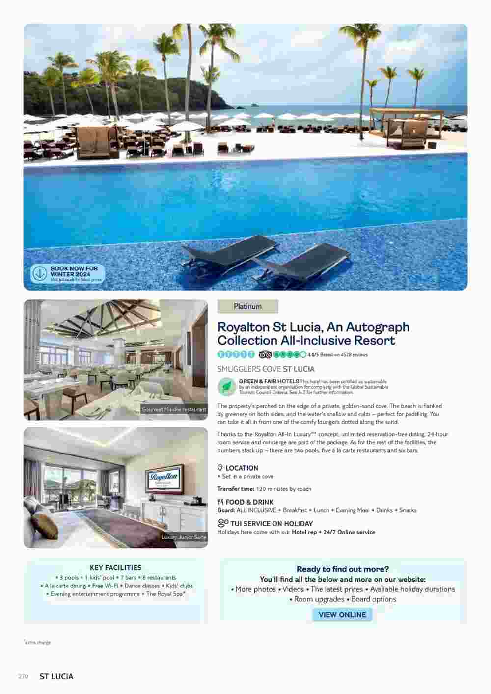 Tui offers valid from 06/11/2023 - Page 270.