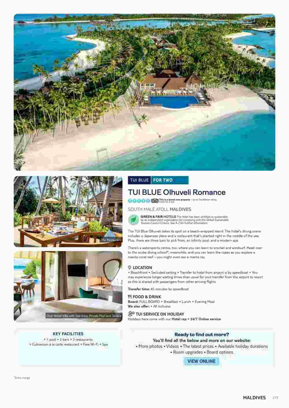 Tui offers valid from 06/11/2023 - Page 273.