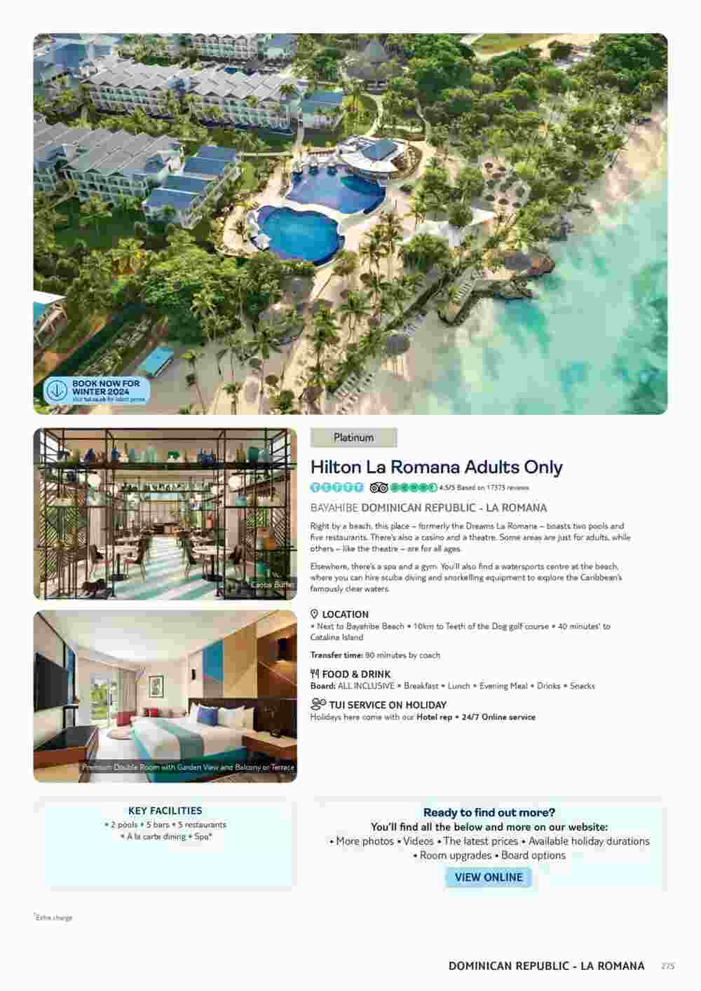 Tui offers valid from 06/11/2023 - Page 275.
