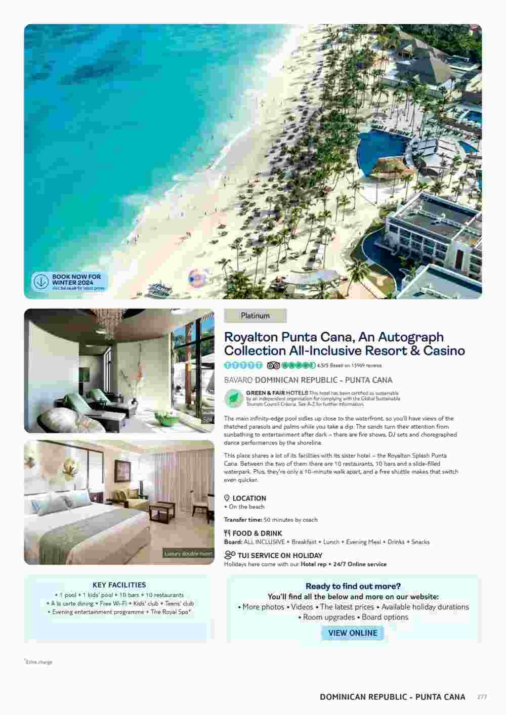 Tui offers valid from 06/11/2023 - Page 277.