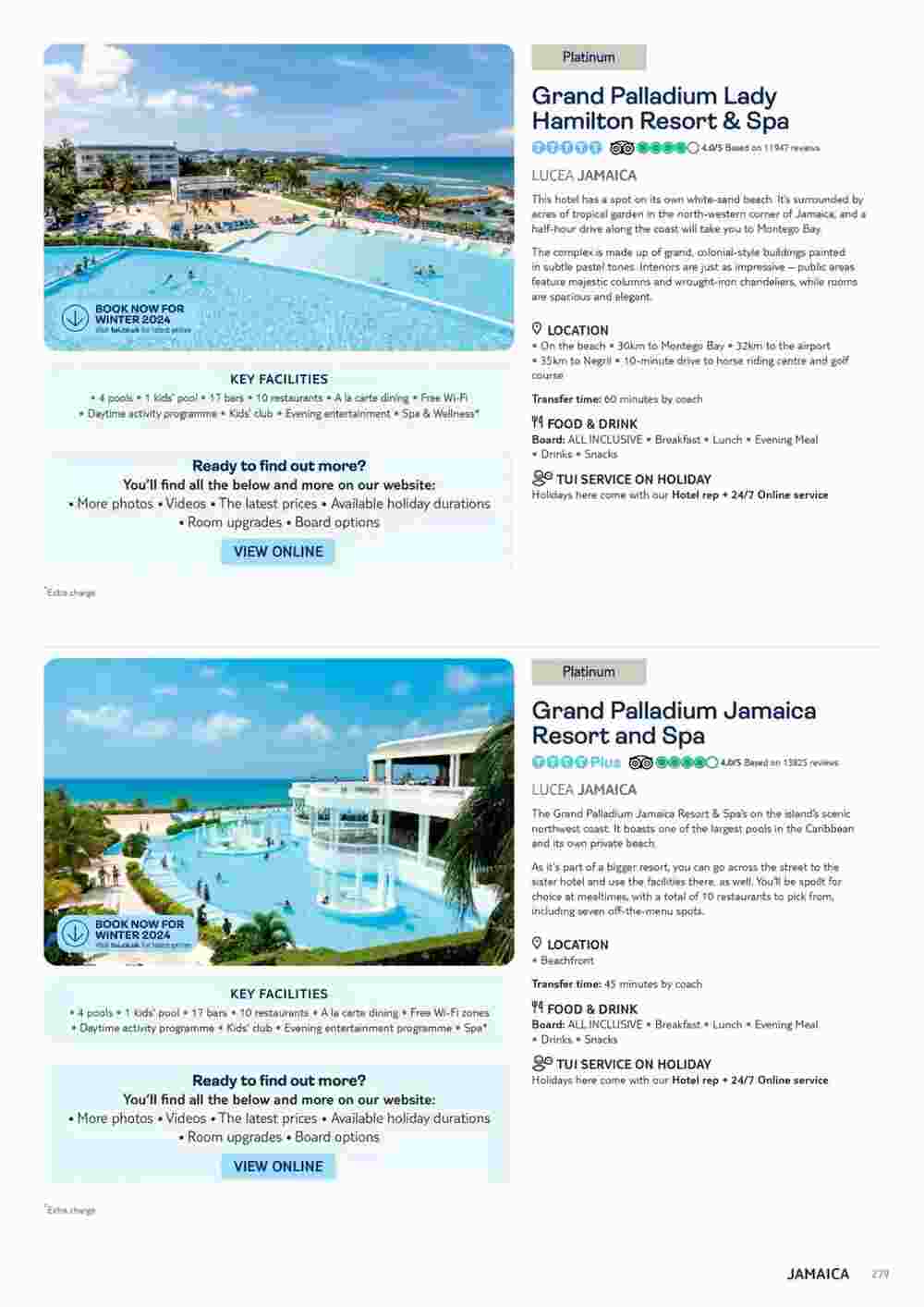 Tui offers valid from 06/11/2023 - Page 279.