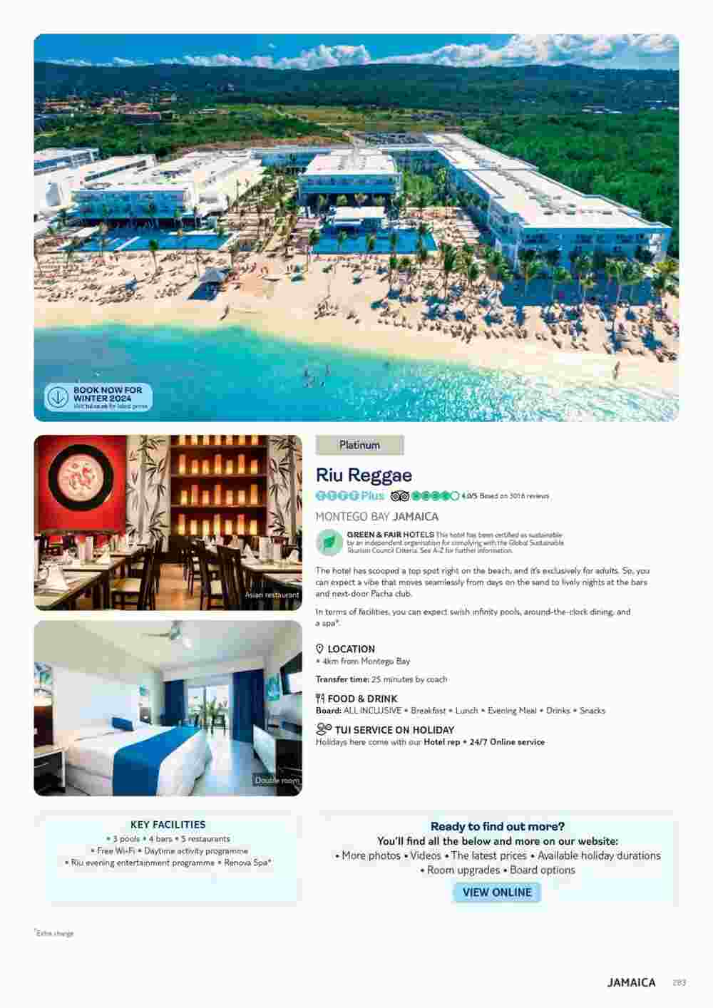 Tui offers valid from 06/11/2023 - Page 283.