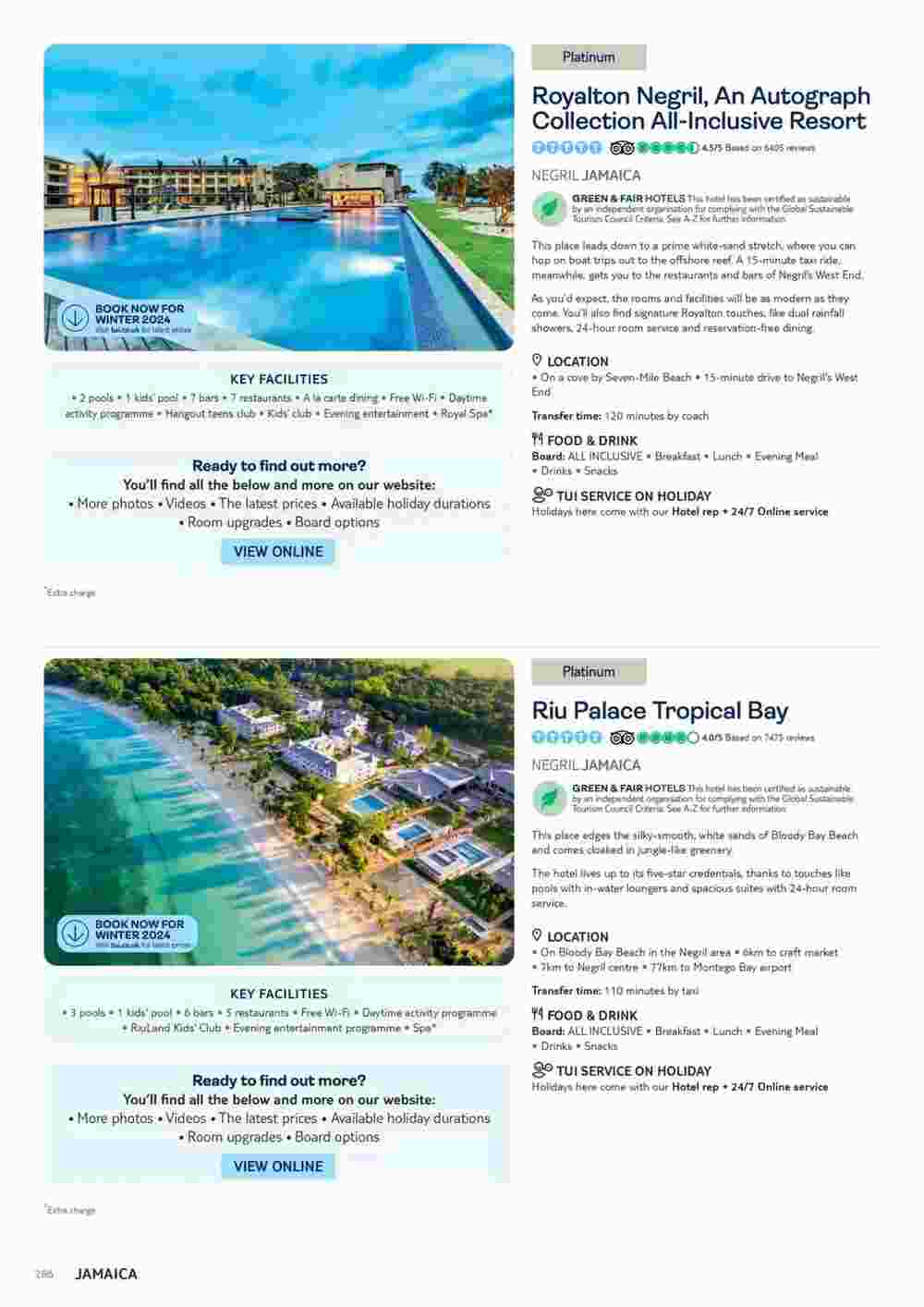 Tui offers valid from 06/11/2023 - Page 286.