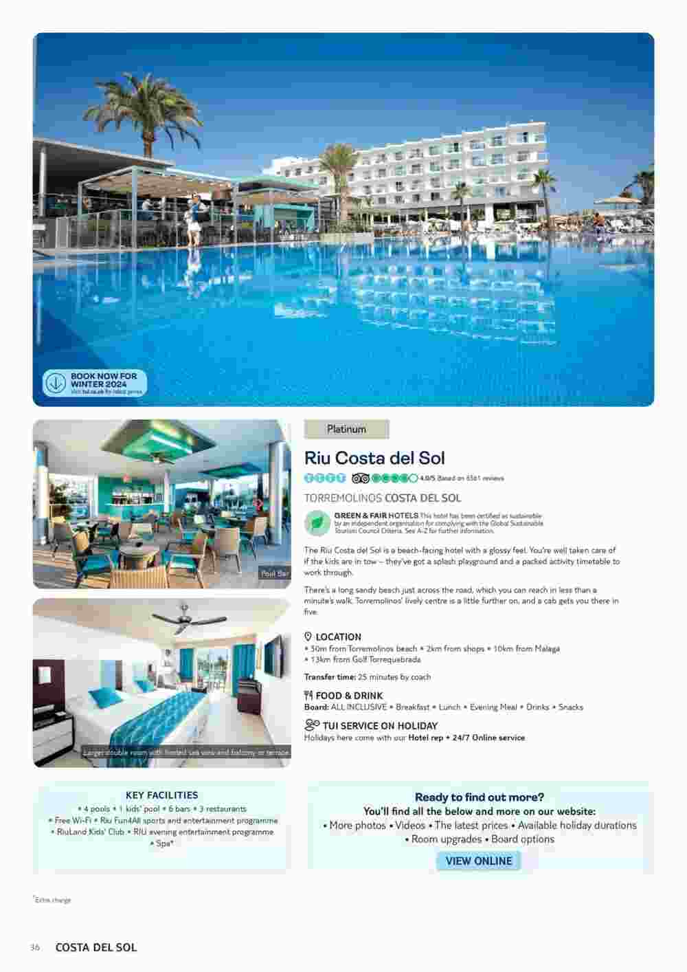 Tui offers valid from 06/11/2023 - Page 36.