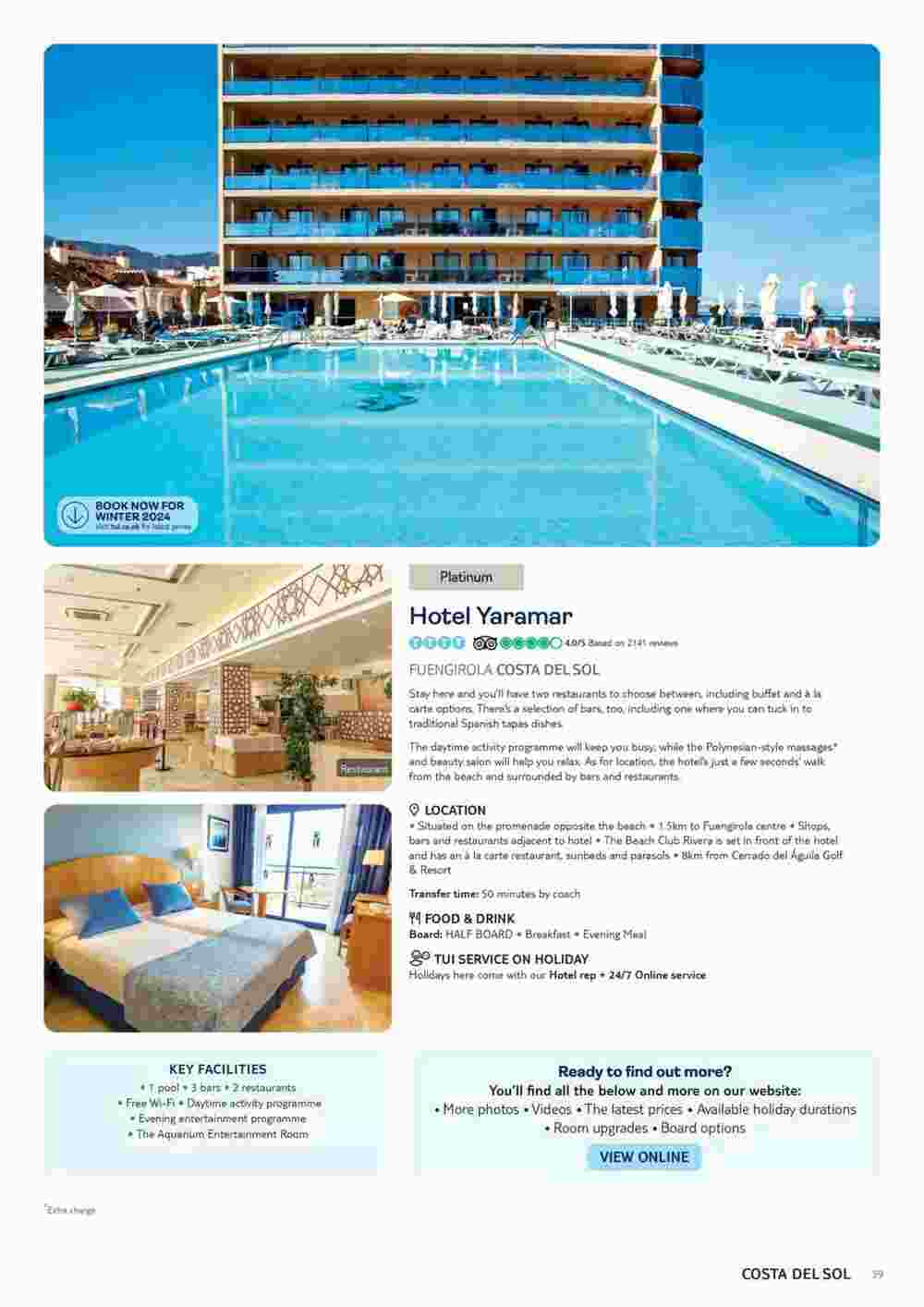 Tui offers valid from 06/11/2023 - Page 39.