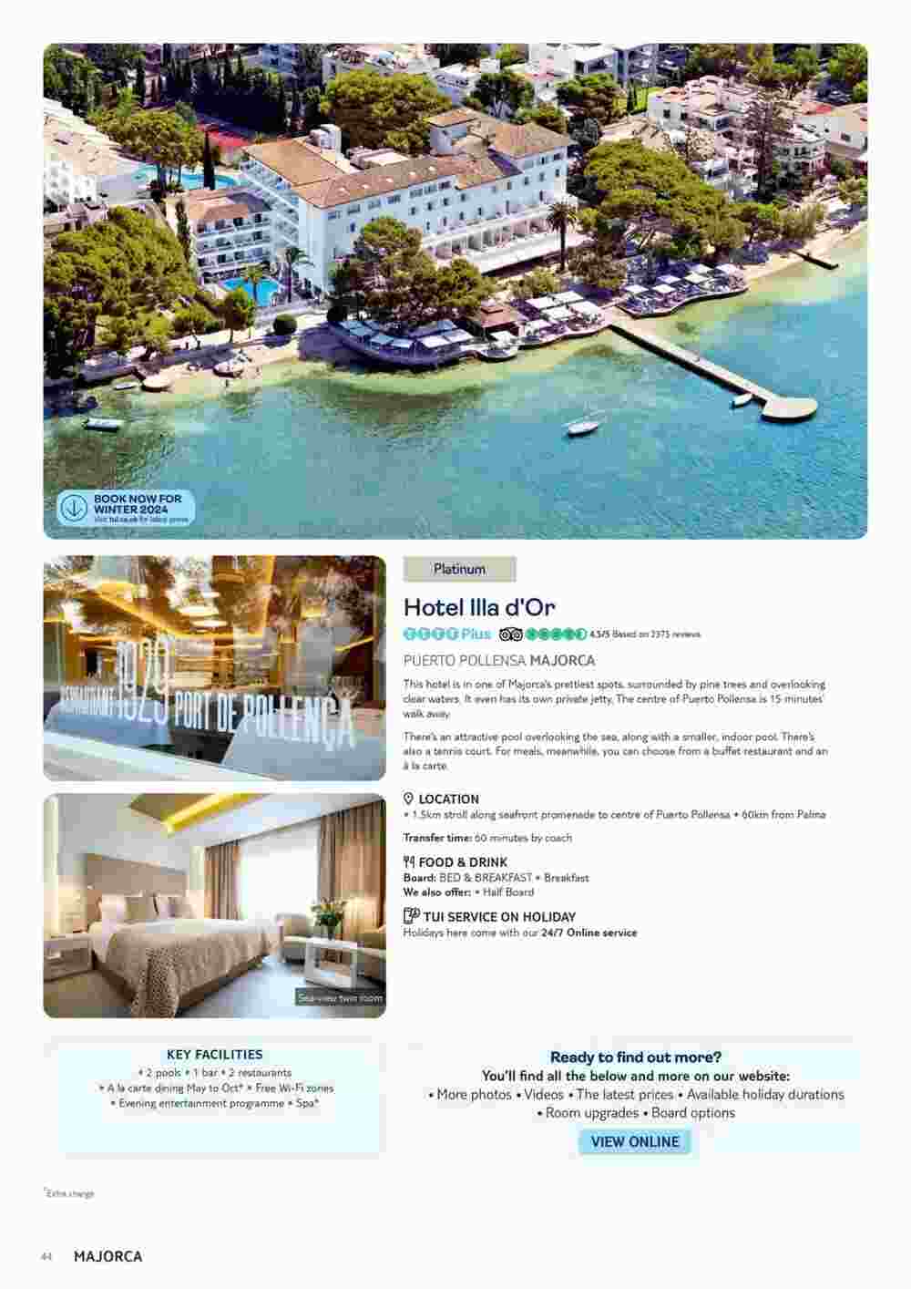 Tui offers valid from 06/11/2023 - Page 44.