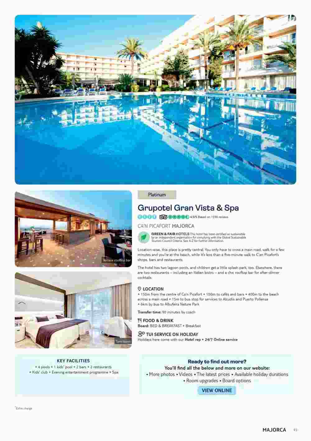 Tui offers valid from 06/11/2023 - Page 45.