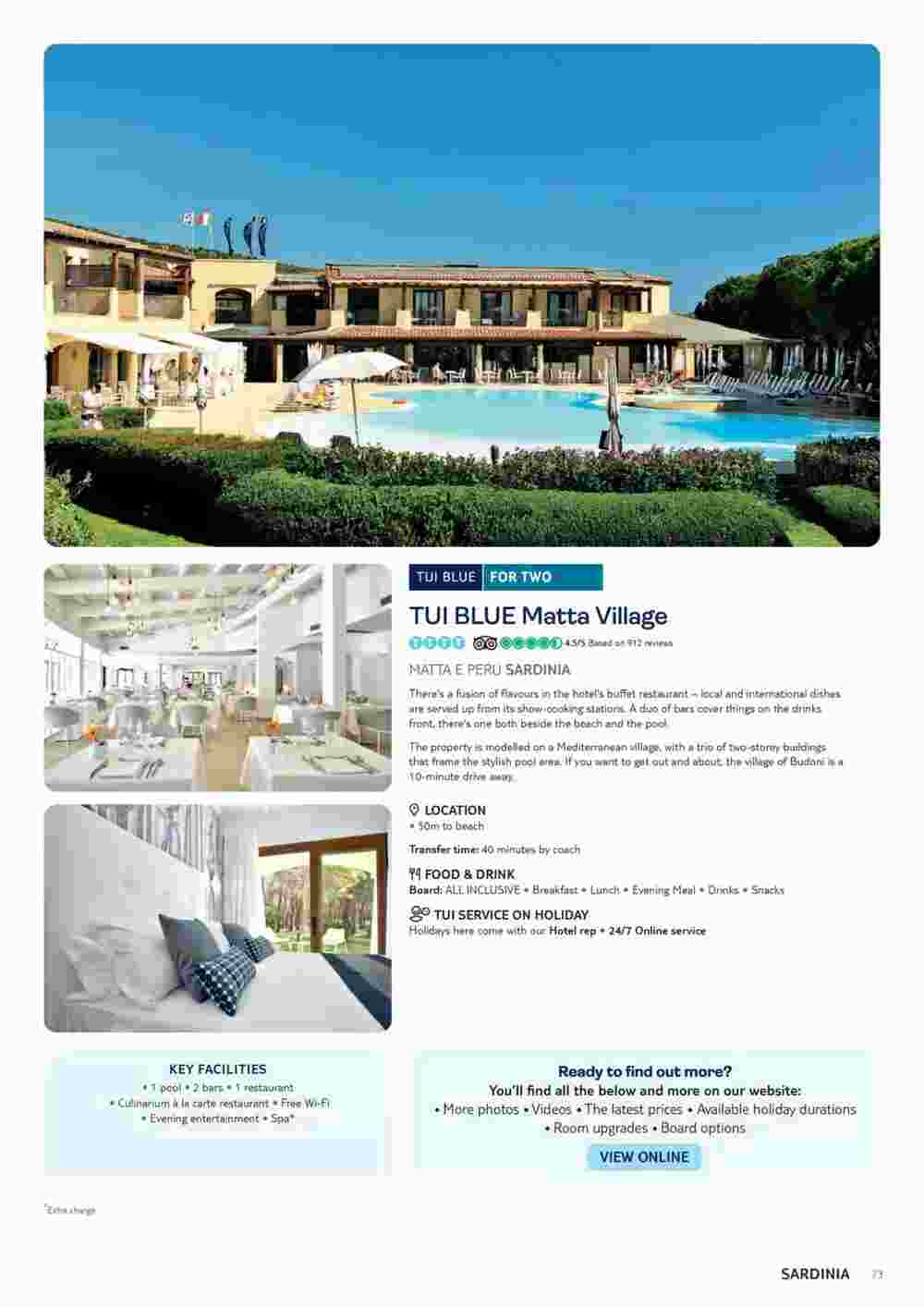 Tui offers valid from 06/11/2023 - Page 73.