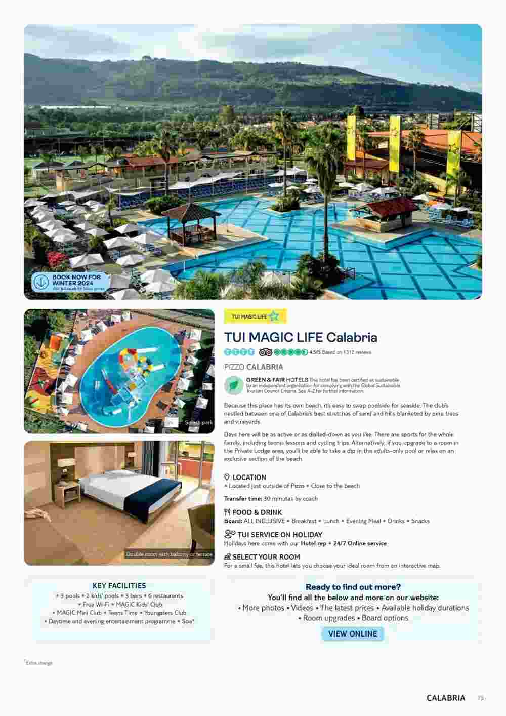 Tui offers valid from 06/11/2023 - Page 75.