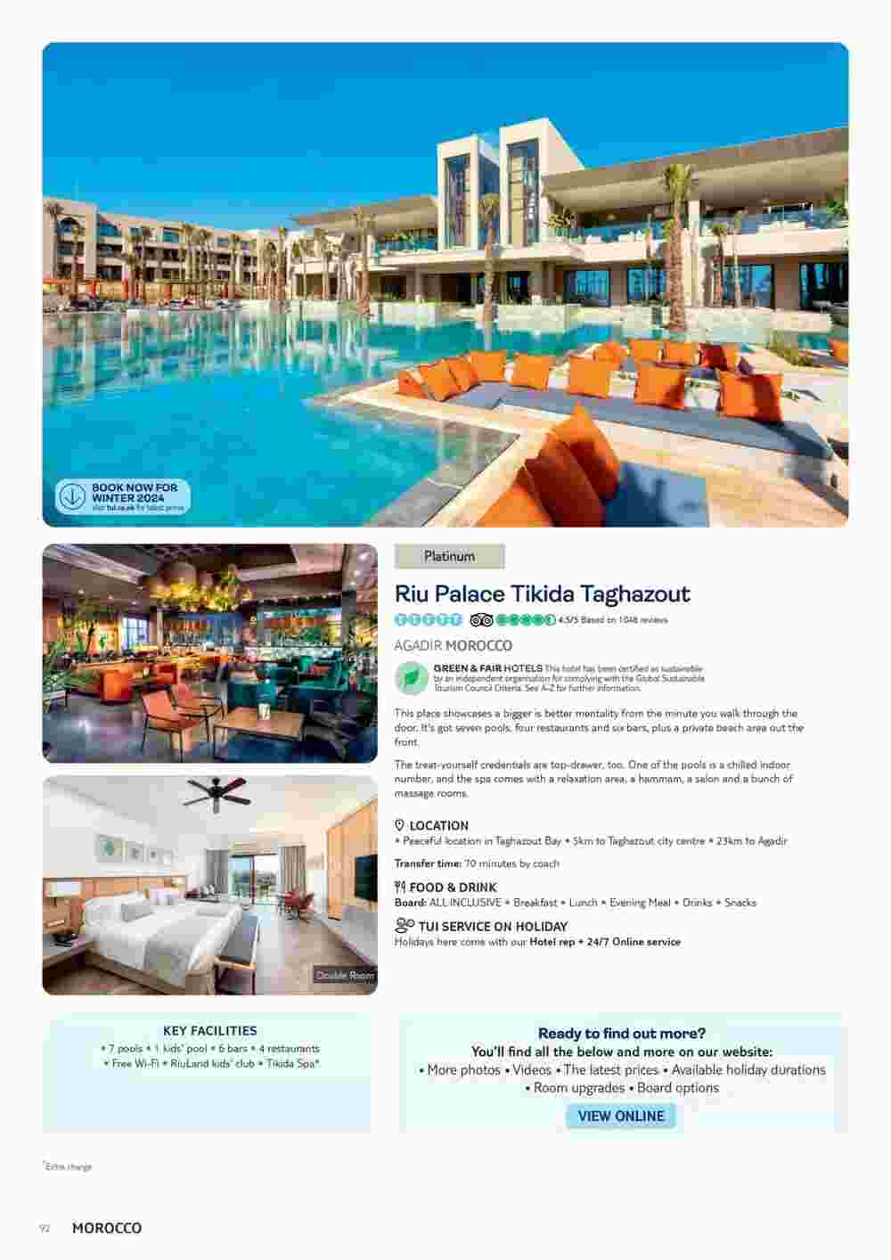 Tui offers valid from 06/11/2023 - Page 92.