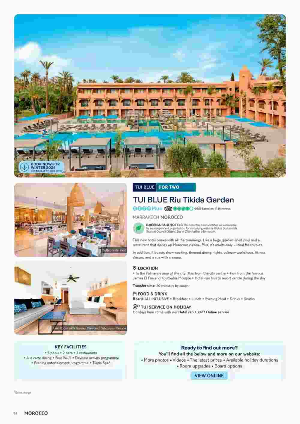 Tui offers valid from 06/11/2023 - Page 94.