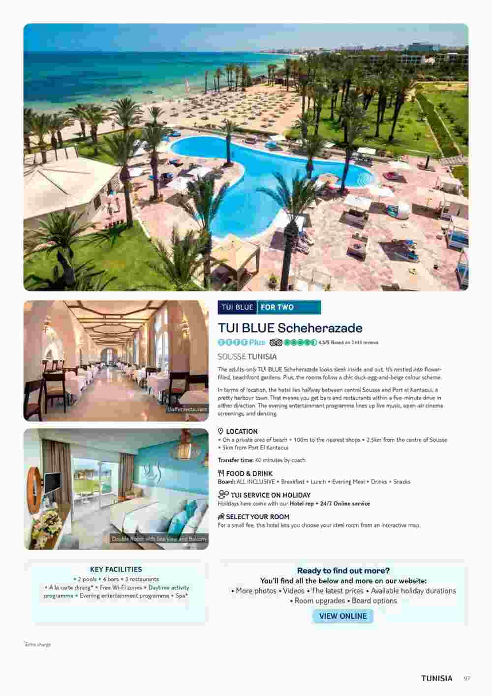 Tui offers valid from 06/11/2023 - Page 97.