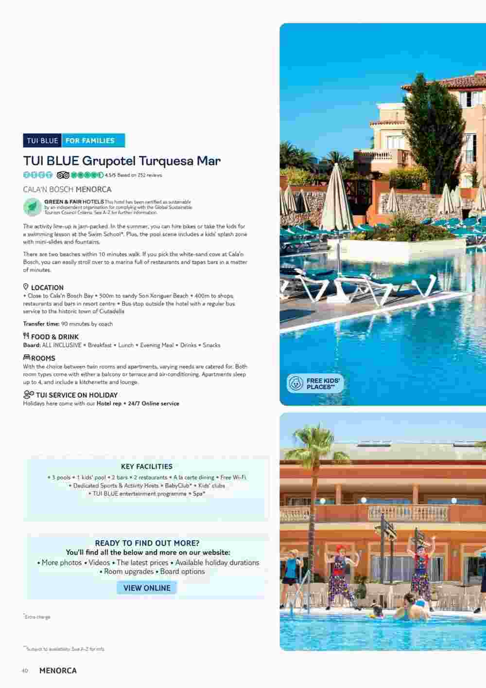 Tui offers valid from 06/11/2023 - Page 40.