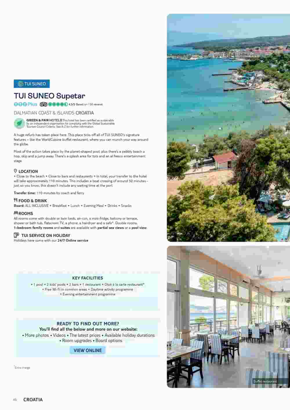 Tui offers valid from 06/11/2023 - Page 46.