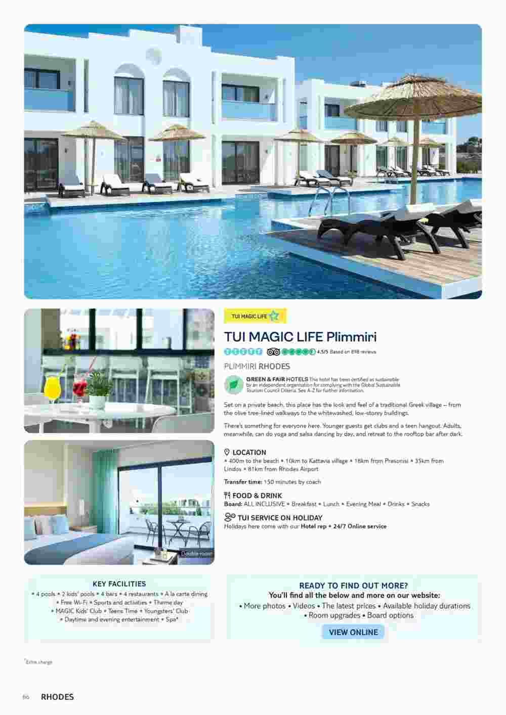 Tui offers valid from 06/11/2023 - Page 66.