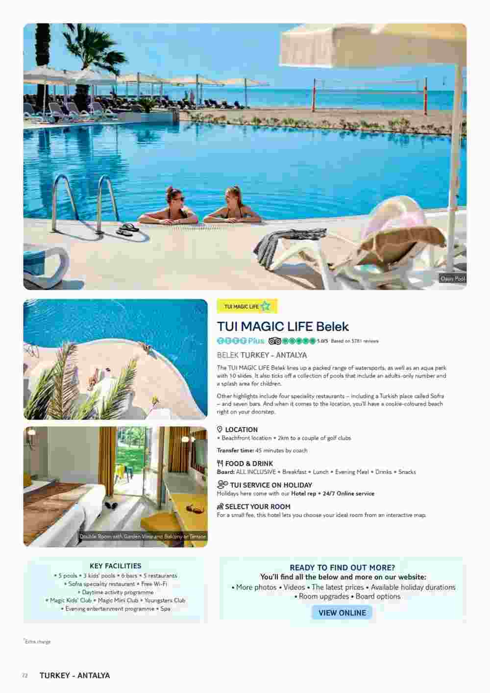 Tui offers valid from 06/11/2023 - Page 72.